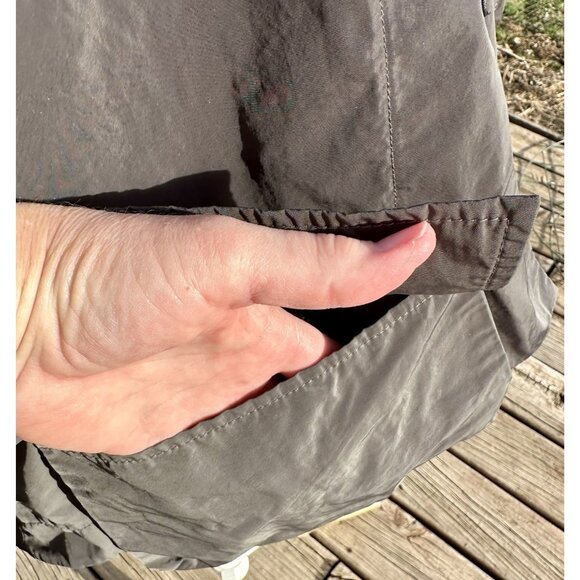 SUN KIM Vienna Parachute Jacket Sz Med Blk Lightweight Blazer Career Office Goth - Picture 5 of 9